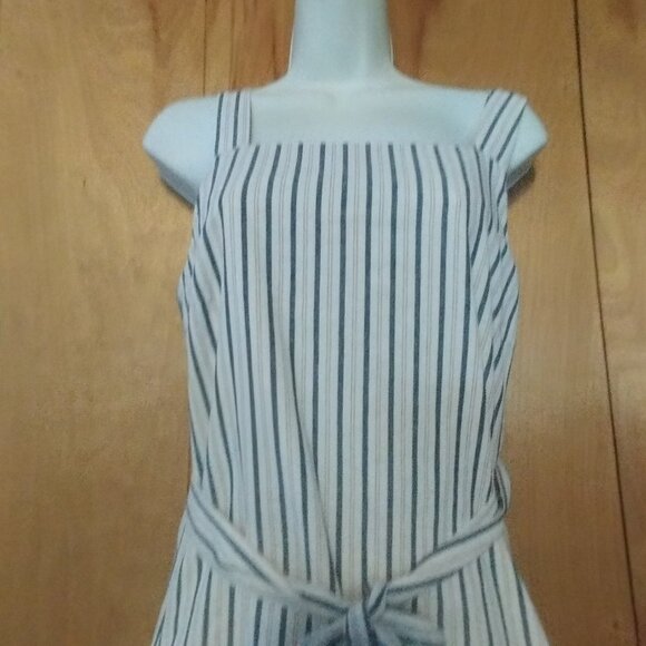 And I Women's Small Wide Strap Striped Mini Wrap Dress Multi-Colored - Picture 3 of 5